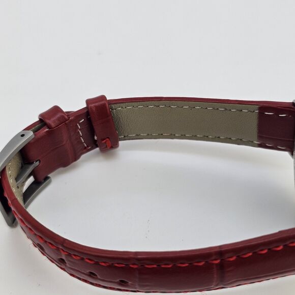 Calvin Klein Women\'s Watch 31MM Swiss‎ Made New Red Leather Bands New Battery main image 12